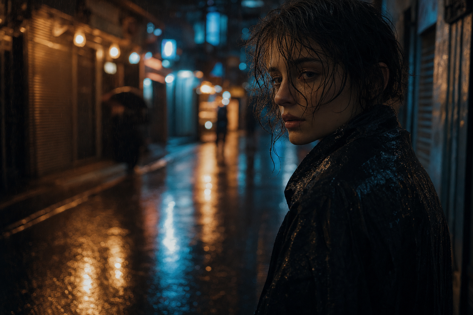 雨夜肖像